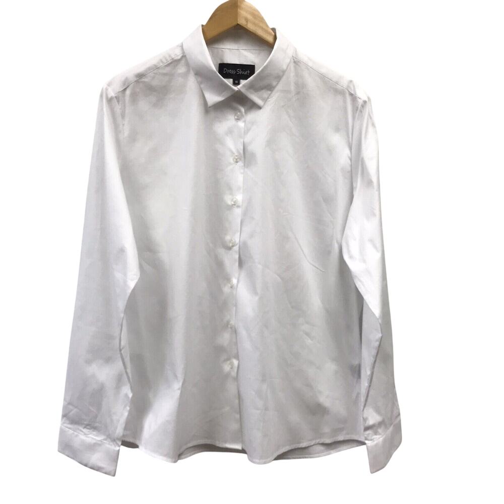 Dress Shirt Top Womens 16 White